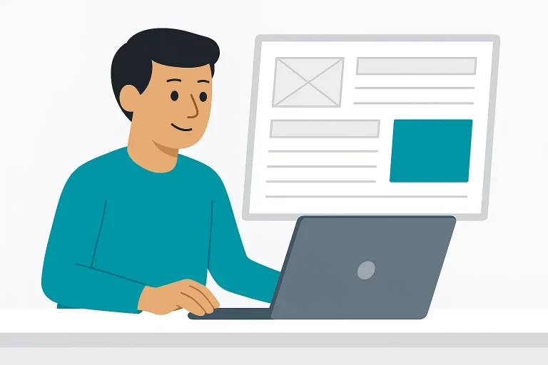 Vreestyle - Webdesign wireframe